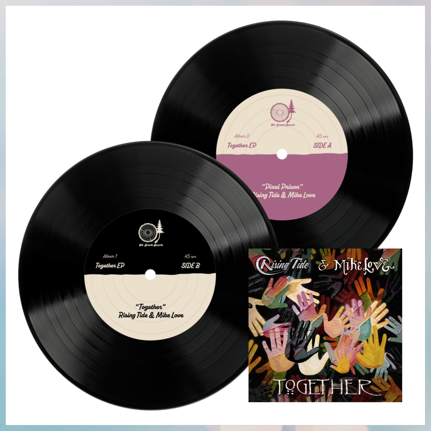 RISING TIDE + MIKE LOVE "TOGETHER" DOUBLE 7" EP